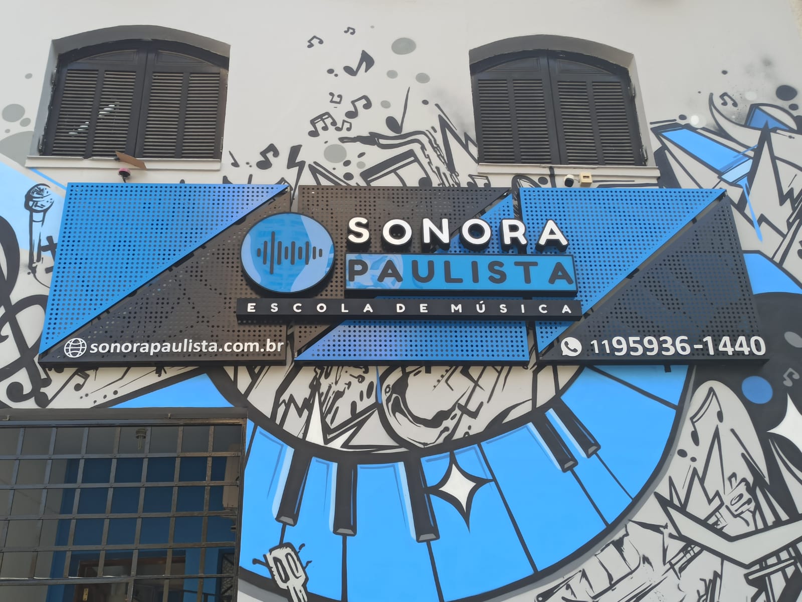 Letra caixa Sonora Paulista